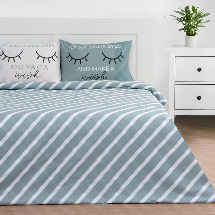 Комплект: пододеяльник и 2 наволочки Sleepy dream 175*215 см, 50*70 см - 2 шт, 100% хлопок - Фото 1