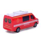Машина радиоуправляемая «Пожарная служба», работает от батареек - Фото 3
