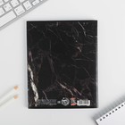 Тетрадь в клетку, 96 л., А5, на скрепке, блок №1 «Мрамор» - Фото 6