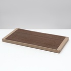 Когтеточка для кошек ТМ «Когтедралка» КРАФТ, 50×24×2.5 см, гофрокартон - Фото 2