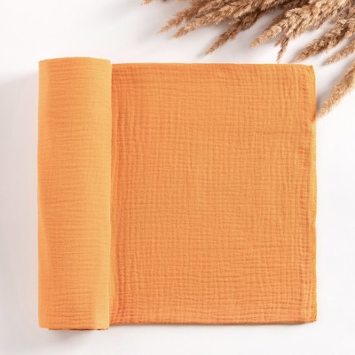 Пелёнка муслиновая Крошка Я «Mustard» 135×100 см, двухслойная, 100% хлопок