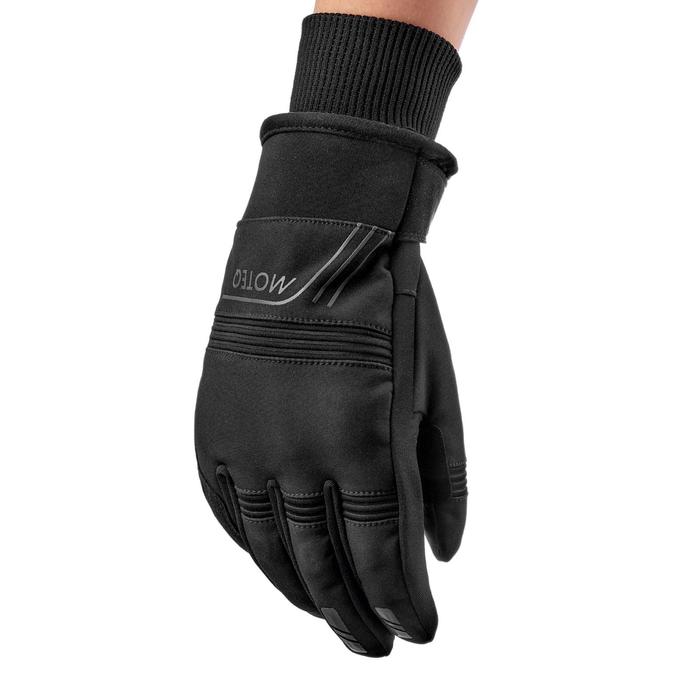 Перчатки туристичёские, мужские MOTEQ Pronto, размер S, чёрные - Фото 1
