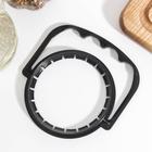 Ручка для стеклянных банок, d = 82 мм, цвет черный (комплект 500 шт) - фото 27179697