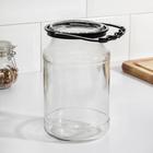 Ручка для стеклянных банок, d = 82 мм, цвет черный (комплект 500 шт) - фото 27179699