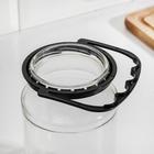 Ручка для стеклянных банок, d = 82 мм, цвет черный (комплект 500 шт) - фото 27179700