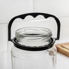 Ручка для стеклянных банок, d = 82 мм, цвет черный (комплект 500 шт) - фото 27179701