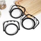 Ручка для стеклянных банок, d = 82 мм, цвет черный (комплект 500 шт) - фото 27179703