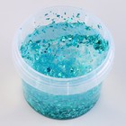 Слайм «Стекло», с бирюзовыми блёстками, слюда, 100 г - Фото 2