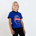 Футболка-поло для мальчика, цвет василёк, рост 134 см (9 лет) - Фото 1