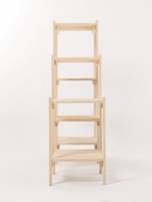 Стеллаж деревянный, 7 полок, 122×31×99.6 см, хвоя, регулируемый, напольный - Фото 3