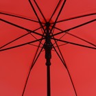 Зонт - трость полуавтоматический «Однотонный», 8 спиц, R = 46 см, цвет МИКС - Фото 3