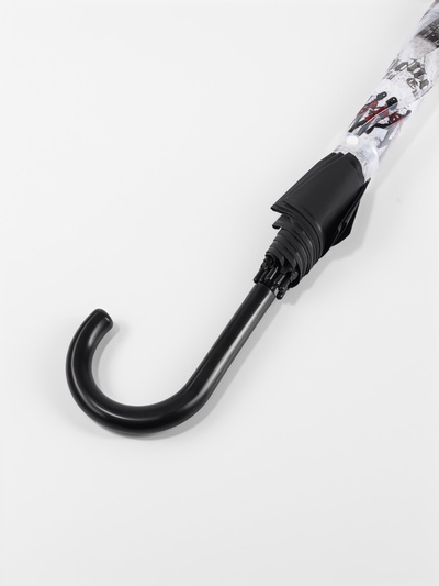 Зонт - трость полуавтоматический «Города», 8 спиц, R=40/60 см, d=80 см, рисунок МИКС