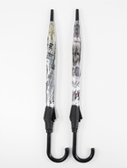 Зонт - трость полуавтоматический «Города», 8 спиц, R=40/60 см, d=80 см, рисунок МИКС - Фото 4