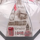 Зонт - трость полуавтоматический «Города», 8 спиц, R = 40 см, рисунок МИКС - Фото 7