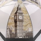 Зонт - трость полуавтоматический «Города», 8 спиц, R = 40 см, рисунок МИКС - фото 9039031