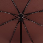 Зонт автоматический «Однотонный», 3 сложения, 8 спиц, R = 48/55 см, D = 110 см, цвет МИКС - Фото 9