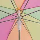 Зонт - трость полуавтоматический «Сочная радуга», 8 спиц, R = 46 см, цвет МИКС - Фото 3
