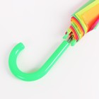 Зонт - трость полуавтоматический «Сочная радуга», 8 спиц, R = 46 см, цвет МИКС - Фото 4