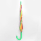 Зонт - трость полуавтоматический «Сочная радуга», 8 спиц, R = 46 см, цвет МИКС - Фото 5