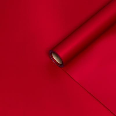 Пленка матовая для цветов и букетов, 65 мкм, винный, 57 см×10 м