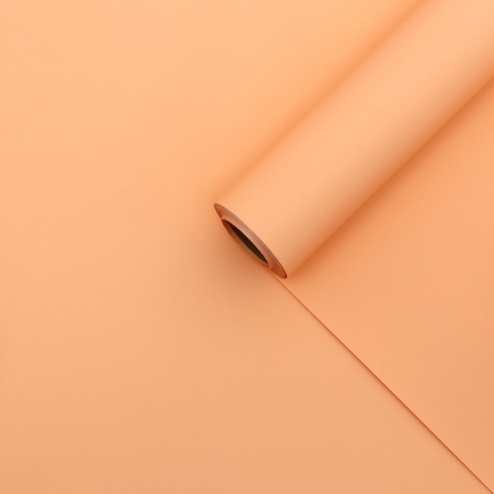 Пленка для декора и флористики, матовая, 65 микрон, пудра, 56 см×10 м ±1 см - Фото 1