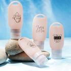 Набор силиконовых тюбиков "Люби себя", 4 шт, 60 мл - фото 804512039