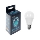 Лампа cветодиодная Luazon Lighting, A60, 11 Вт, E27, 990 Лм, 3000 K, теплый белый - фото 3756486