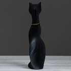 Копилка "Кошка Мурка", покрытие флок, чёрная, 28 см - Фото 3