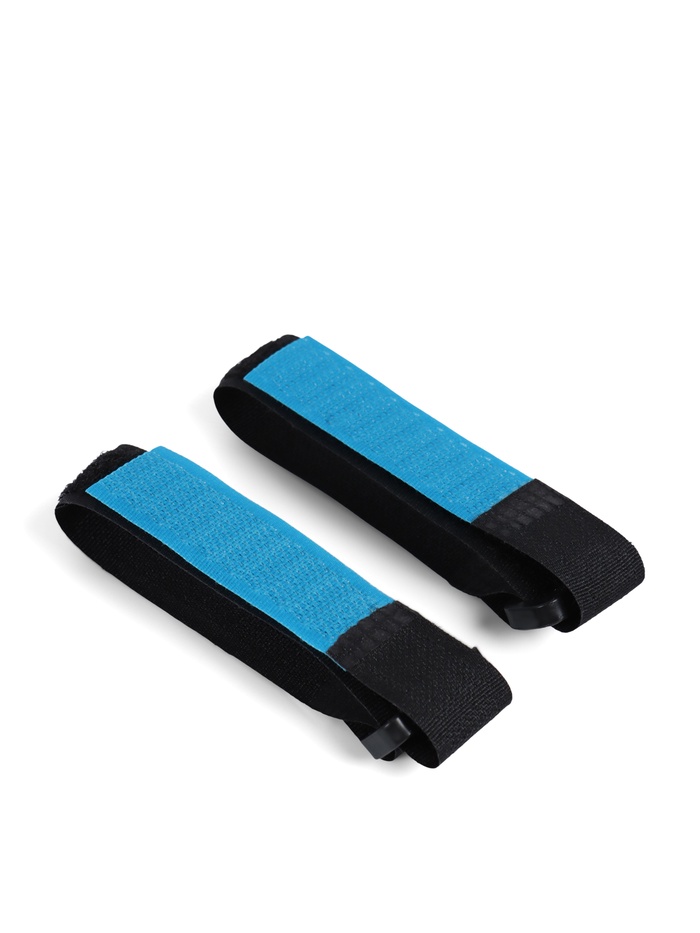 Зажим-липучка для лыж, узкий, бирюзовый, чёрный - Фото 1