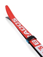 Зажим - липучка для лыж, узкая, бирюзовая, чёрная 796528