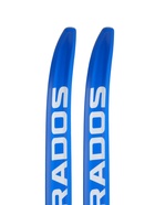 Комплект лыжный: пластиковые лыжи 150 см с насечкой, стеклопластиковые палки 110 см, крепления NN75 мм, МИКС - Фото 8