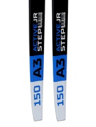 Комплект лыжный: пластиковые лыжи 150 см с насечкой, стеклопластиковые палки 110 см, крепления NN75 мм, МИКС - Фото 10