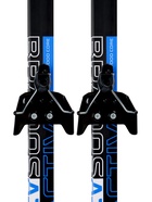 Комплект лыжный: пластиковые лыжи 150 см с насечкой, стеклопластиковые палки 110 см, крепления NN75 мм, МИКС - Фото 9