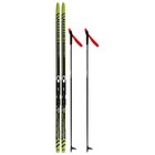 Комплект лыжный: пластиковые лыжи 160 см без насечек, стеклопластиковые палки 120 см, крепления NNN, цвета МИКС - Фото 11
