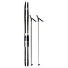 Комплект лыжный: пластиковые лыжи 160 см без насечек, стеклопластиковые палки 120 см, крепления NNN, цвет МИКС - Фото 20