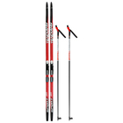 Комплект лыжный: пластиковые лыжи 180 см без насечек, стеклопластиковые палки 140 см, крепления NNN, цвета МИКС - Фото 11