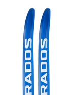 Комплект лыжный: пластиковые лыжи 160 см без насечек, стеклопластиковые палки 120 см, крепления SNS, цвета МИКС - Фото 8