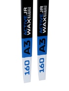 Комплект лыжный: пластиковые лыжи 160 см без насечек, стеклопластиковые палки 120 см, крепления SNS, цвета МИКС - Фото 10