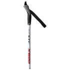 Комплект лыжный: пластиковые лыжи 185 см с насечкой, стеклопластиковые палки 145 см, крепления NNN, цвета МИКС 796554