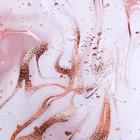 Бумага упаковочная глянцевая «Мрамор», голубой-розовый, 50×70 см,80 г/м - Фото 4