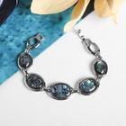 Браслет «Галиотис» овал, цвет зеленый 158579