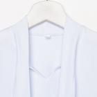 Школьная блузка для девочки, цвет белый, рост 140 см - Фото 6
