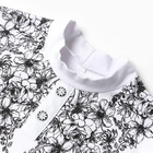 Школьная блузка для девочки, цвет белый, рост 122 см - Фото 7