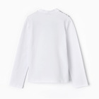 Школьная блузка для девочки, цвет белый, рост 134 см - Фото 9