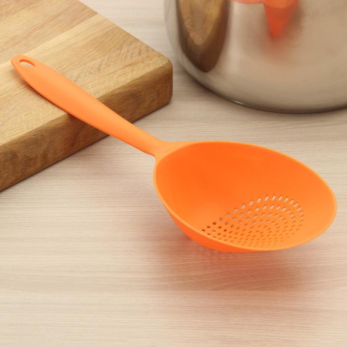 Шумовка, 34 см, пластик, МИКС - Фото 1