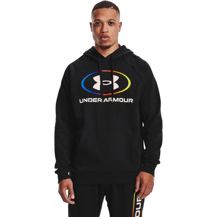 Худи мужское Under Armour Rival Fleece Lockertag Hoodie, размер 48-50 (1361557-001) - Фото 1
