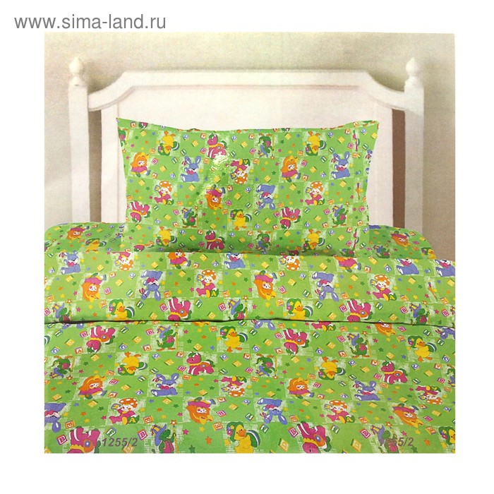 Постельное бельё 1,5 сп., La Marka Kids рис1255/2 143*210 см, 150*210 см, 70*70 см 1 шт. - Фото 1