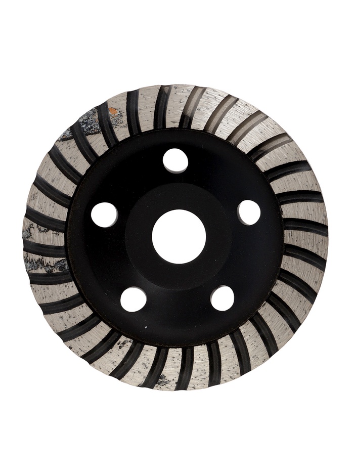 УЦЕНКА Чашка алмазная зачистная ТУНДРА ПРОФИ, повышенный ресурс, TURBO, 125 мм - Фото 1