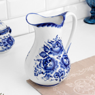 Кувшин фарфор «Аннушка», 1.5 л, 20.5 см, гжель - Фото 2