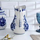 Кувшин фарфор «Аннушка», 1.5 л, 20.5 см, гжель - Фото 9